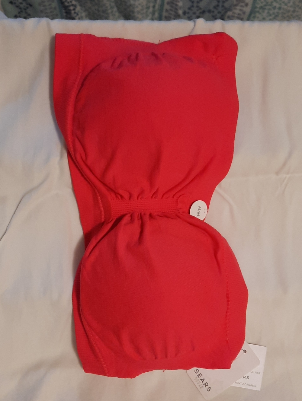 Sears Women Red bandeau Bra Medium